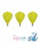 Preview: Cosmo Flight Set (3 Stk) Fit AIR Kite Polyester gelb