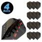 Preview: 4 Flight Set (12 pcs) RVB 80% Black Ultra NO6 2023