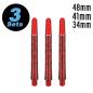 Preview: Shaft set (9 pcs) Ink Pro Grip 2BA red