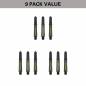 Preview: Shaft set (9 pcs) Nylon Pro Grip TAG black & green 2BA