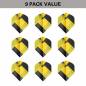 Preview: 3 Flight Set (9 pcs) Target TAG black & yellow