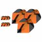 Preview: 3 Flight Set (9 pcs) Target TAG black & orange