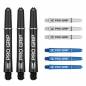 Preview: Shaft set (9 pcs) Nylon Pro Grip 2BA  black/white/blue