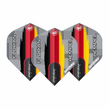 4 Flight Sets (12 pcs) Gerwyn Price Red & Gold Hardcore Premium Standard