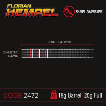 Soft Dartset (3 Stk) Florian Hempel 85% Pro-Series