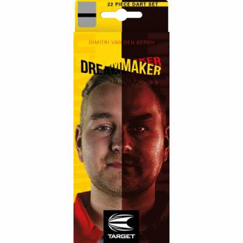 18 g Soft Dartset (3 Stk.) Dimitri van den Bergh Messing