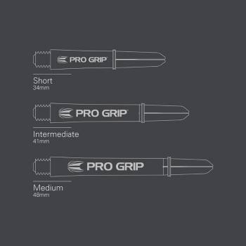 Shaft set (9 pcs) Nylon Pro Grip 2BA