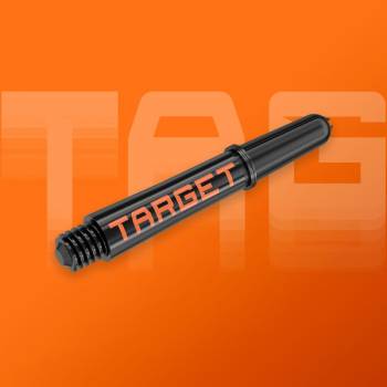 Schaftset (9 Stk) Nylon Pro Grip TAG orange & schwarz 2BA