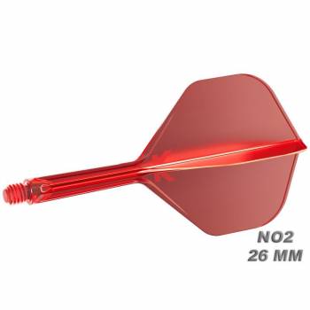 K-FLEX (3 pcs) Flight & Shaft (No 2) red