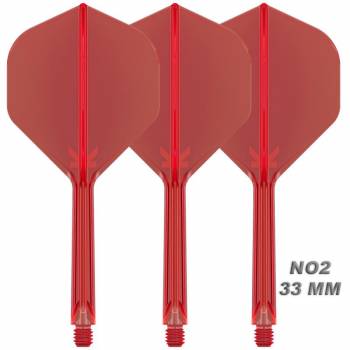 K-FLEX (3 pcs) Flight & Shaft (No 2) red