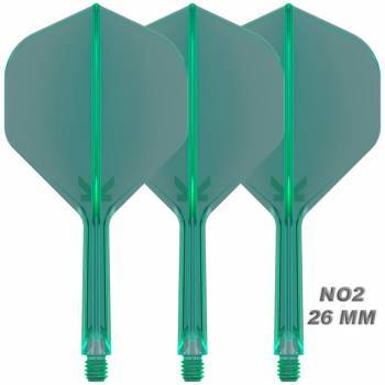 K-FLEX (3 pcs) Flight & Shaft (No 2) green