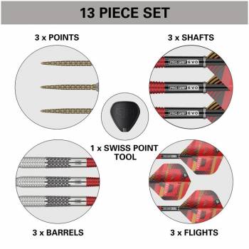 Steel Dartset The Bullet Stephen Bunting G5 95%