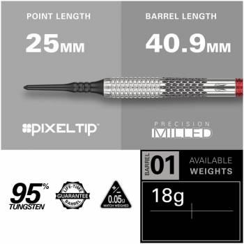 18g Soft Dartset The Bullet Stephen Bunting G5 90%