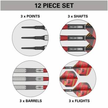 18 g Soft Darts (3 pcs.) The Bullet Stephen Bunting Generation 4