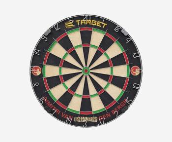 Dart Board Set Target Dimitri van den Bergh 2024