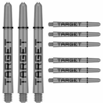 Shaft set (9 pcs) Nylon Pro Grip TAG grey & black 2BA