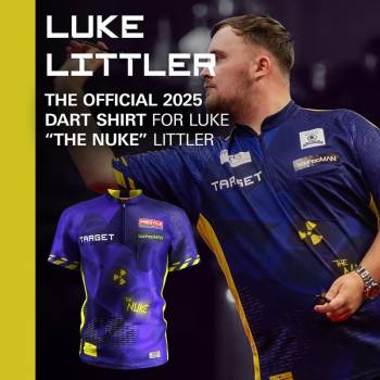 Dart T-Shirt Coolplay kragenlos Luke Littler Kids 2025