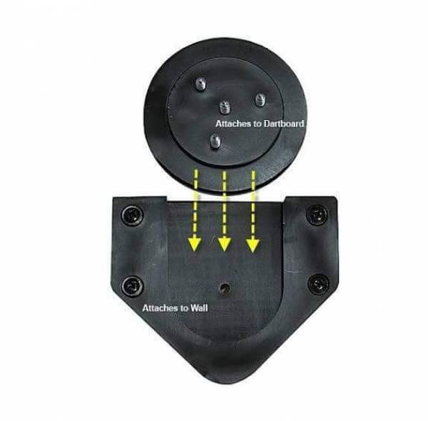 Dartboard Halterung, Aufhängekreuz für alle Steel-Dartboards