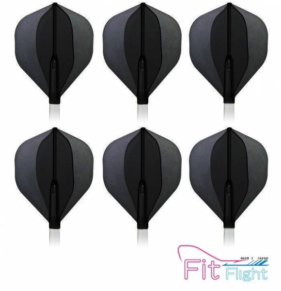 Cosmo Flight Set (6 pcs) Fit Standard Polyester black