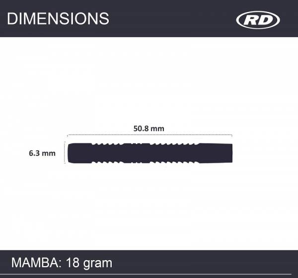 Dartset (3 Stk) Peter Wright Mamba 1 Snakebite