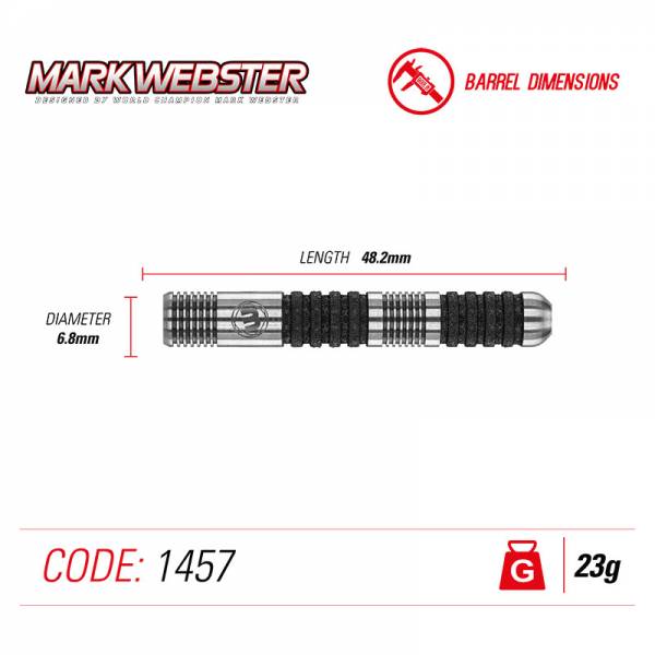 Steel Darts (3 pcs) Mark Webster