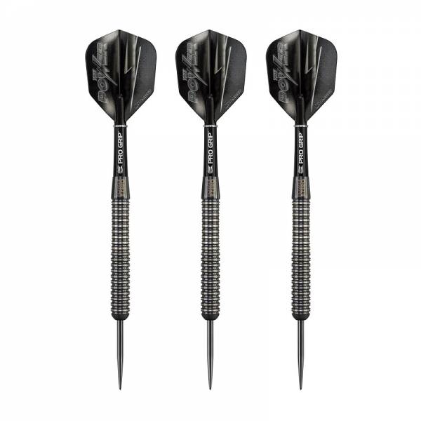 Steel Dartset Power 8Zero Black Titanium Phil Taylor