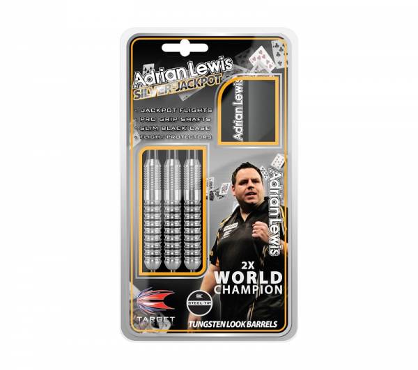 20 g Steel Dartset (3 Stk.) Silver Jackpot Adrian Lewis