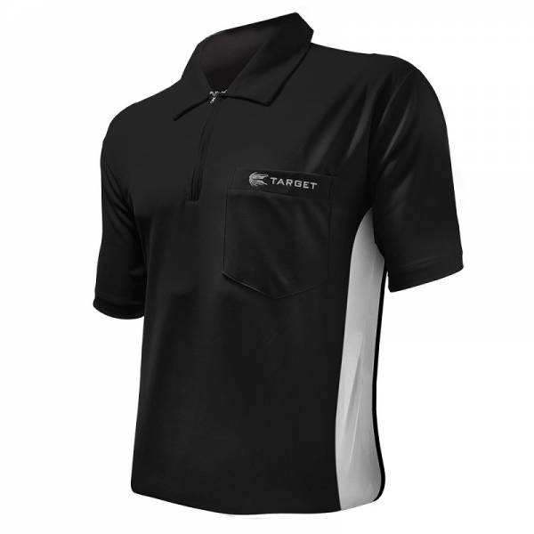 Dart Shirt Hybrid Coolplay schwarz/weiß