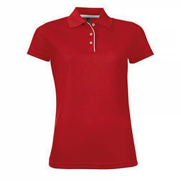 Dartprofi Sport Dartshirt rot für Frauen