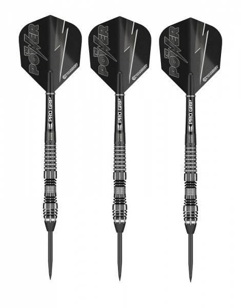 Steel Dartset (3 Stk) Power8Zero 4 Black Titanium