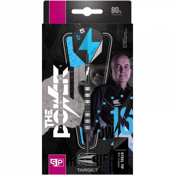 Steel Darts (3 pcs) Phil Taylor Power Black Series 80% Swiss Point