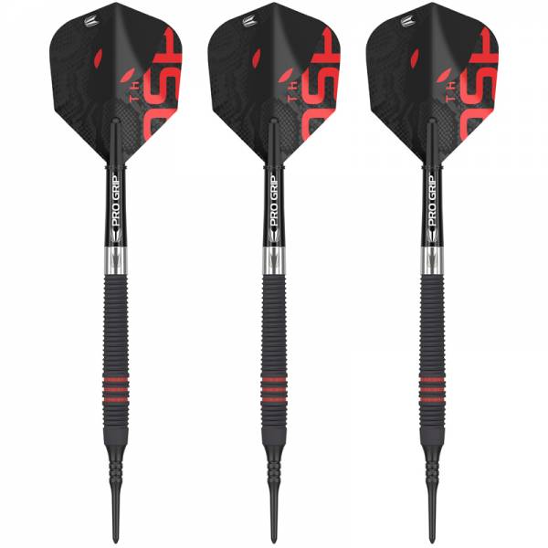 Soft Dartset (3 Stk) Nathan Aspinall 80% Black 18g 2023