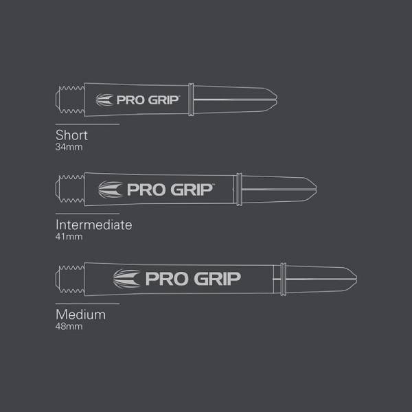 Shaft set (9 pcs) Ink Pro Grip 2BA red