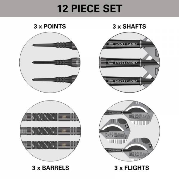 Soft Tip Darts (3 pcs.) Dimitri van den Bergh x Echo SP 2024