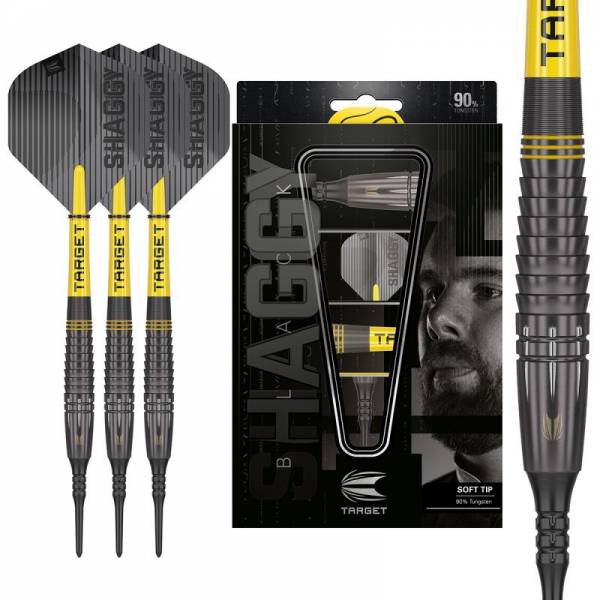 Soft Dartset (3 Stk) Scott Williams Black 90% 20g 2024