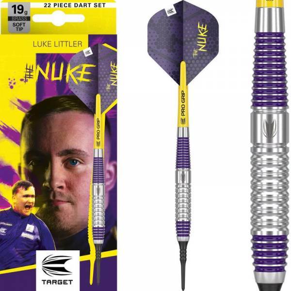 Soft Tip Darts (3 pcs.) Luke Littler Brass 19G 2024