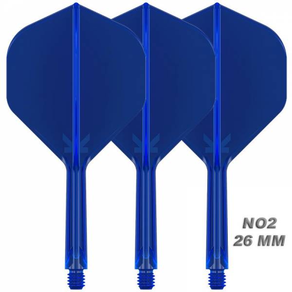 K-FLEX (3 pcs) Flight & Shaft (No 2) blue