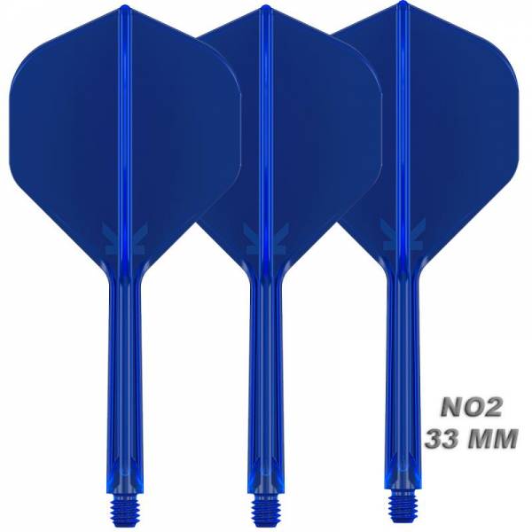 K-FLEX (3 pcs) Flight & Shaft (No 2) blue