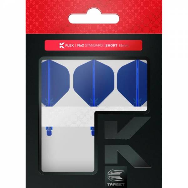 K-FLEX (3 pcs) Flight & Shaft (No 2) blue