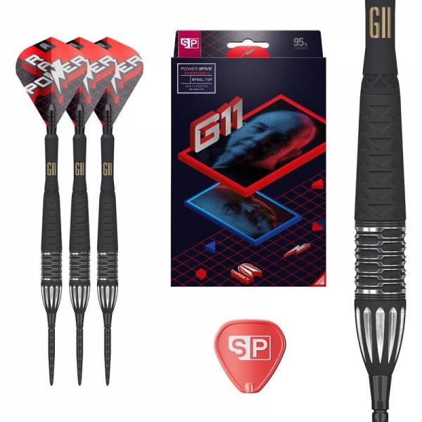 Steel Darts (3 pcs) Phil Taylor Raw Power Gen 11 95%