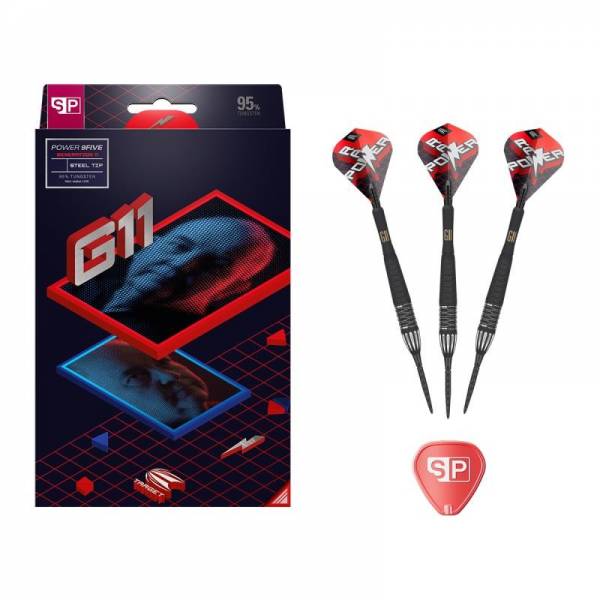 Steel Dartset (3 Stk) Phil Taylor Raw Power Gen 11 95%