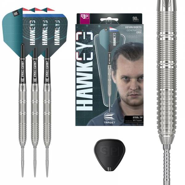 Steel Dartset (3 Stk.) Kevin Doets 90% 23g SP 2024