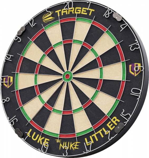 Dart Board Set Target Luke Littler "The Nuke" 2024