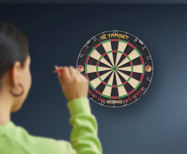 Dart Board Set Target Dimitri van den Bergh 2024