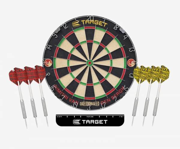 Dart Board Set Target Dimitri van den Bergh 2024