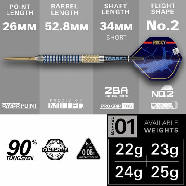 Steel Dartset Josh Rock G1 2025