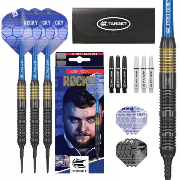 Soft Dartset (3 Stk.) Josh Rock Brass 18g 2025