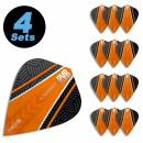 4 Flight Sets (12 pcs) Kite 90% Vision ultra Raymond van Barneveld RVB